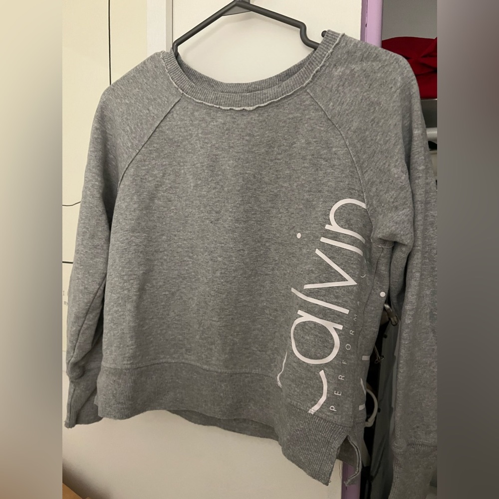 calvin klein cropped sweater